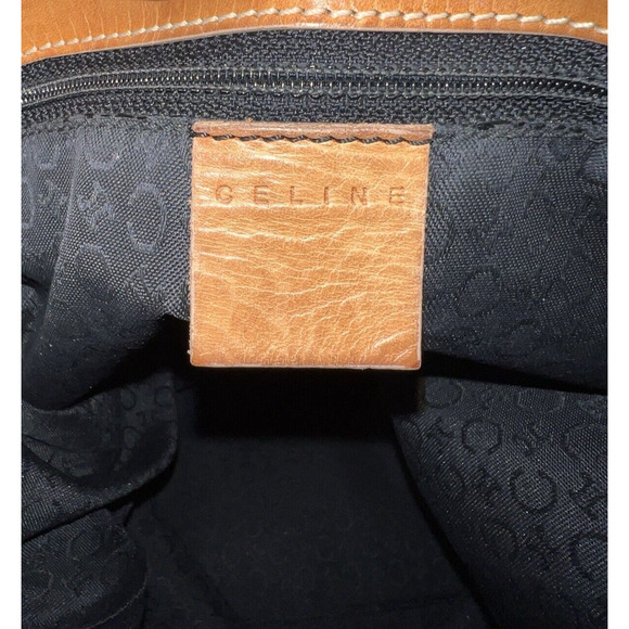 Celine Suede Shoulder Bag Bucket Bag Black Vintage - Picture 16 of 16